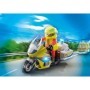 Playmobil - Motocicleta Galbena Cu Lumini Playmobil - 4